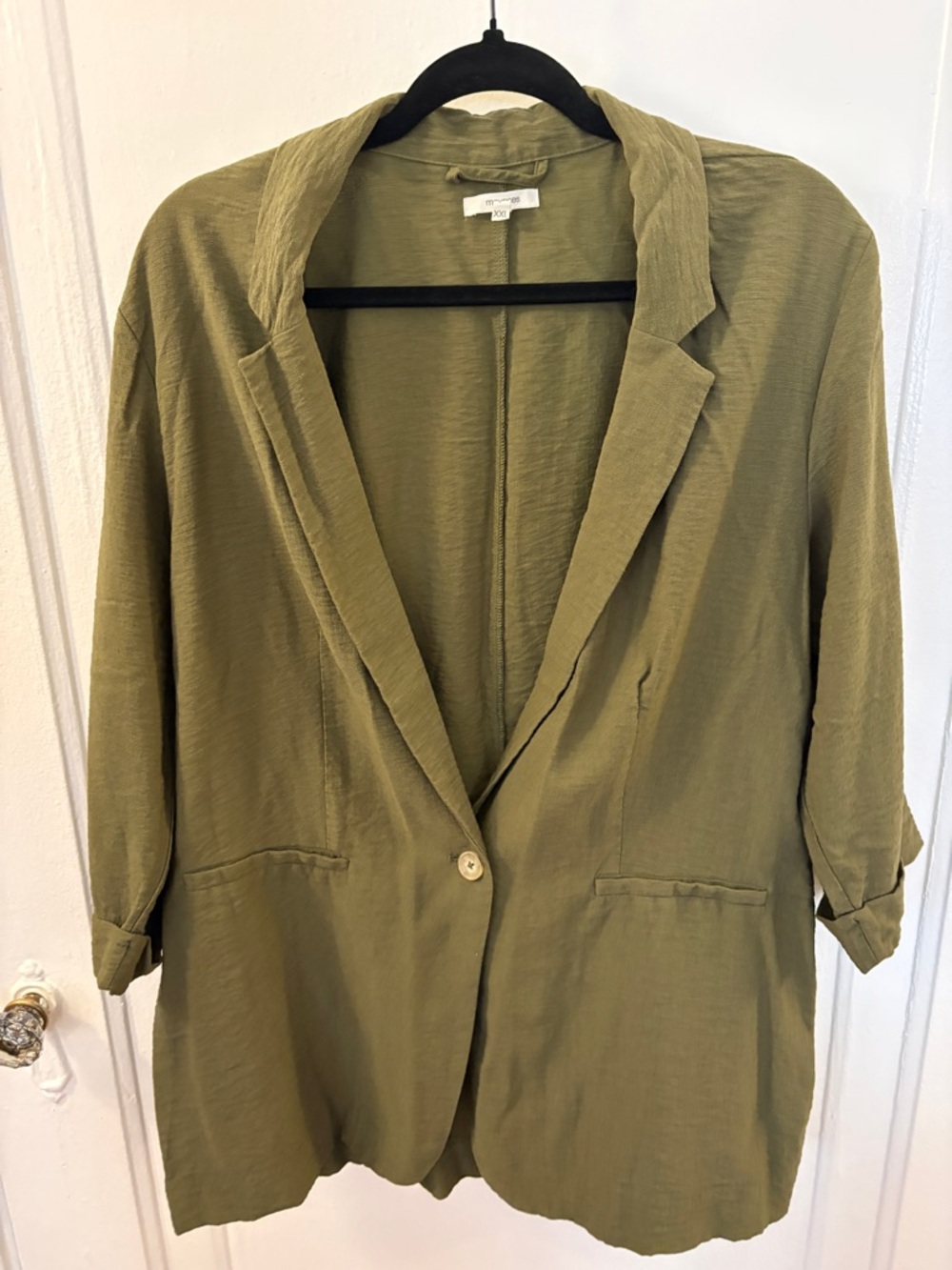 Maurices Olive Green Lightweight Blazer